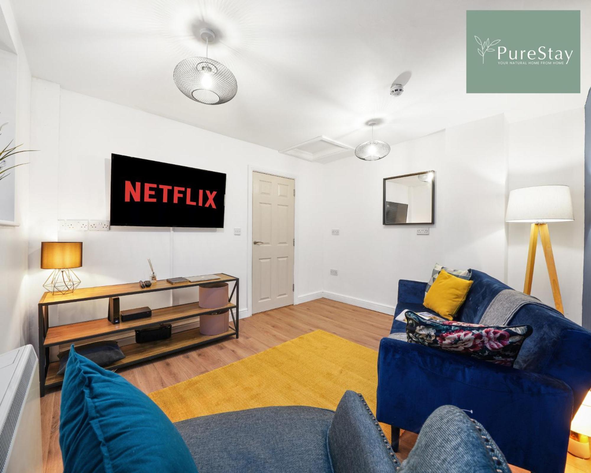 Stunning Two Bed Leamington Apartment With Free Wifi By Purestay Short Lets & Serviced Accommodation المظهر الخارجي الصورة